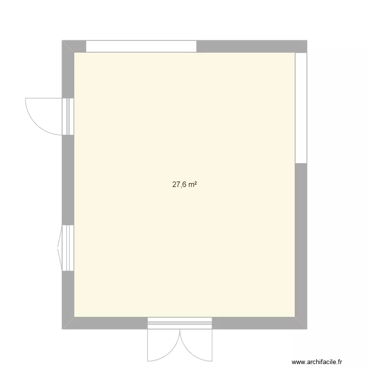 piece de vie. Plan de 