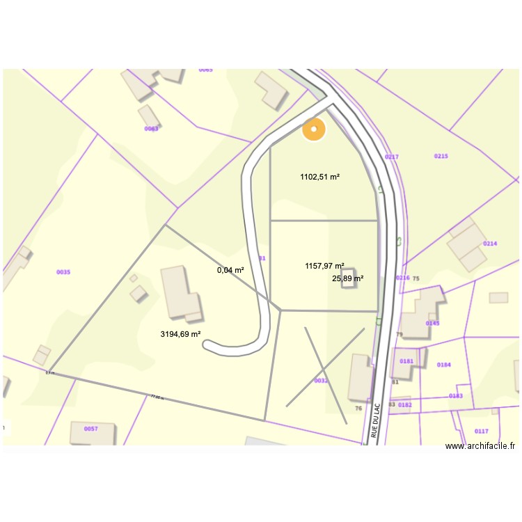 ST QUENTIN. Plan de 5 pièces et 1217 m2