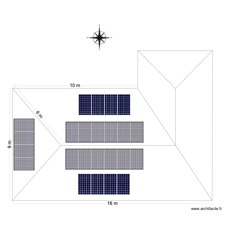 MAISON BAROUDI. Plan de 