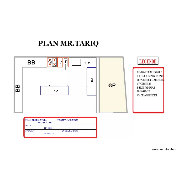 PLAN MR.TARIQ RDC. Plan de PLAN MR.TARIQ RDC. Plan de