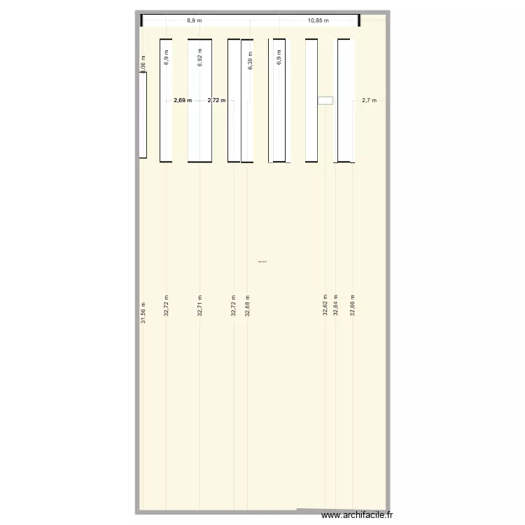 serre mathias. Plan de 1 pièce et 781 m²