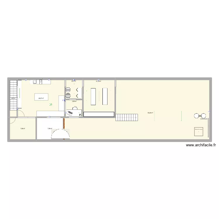 atelier étage. Plan de atelier étage. Plan de
