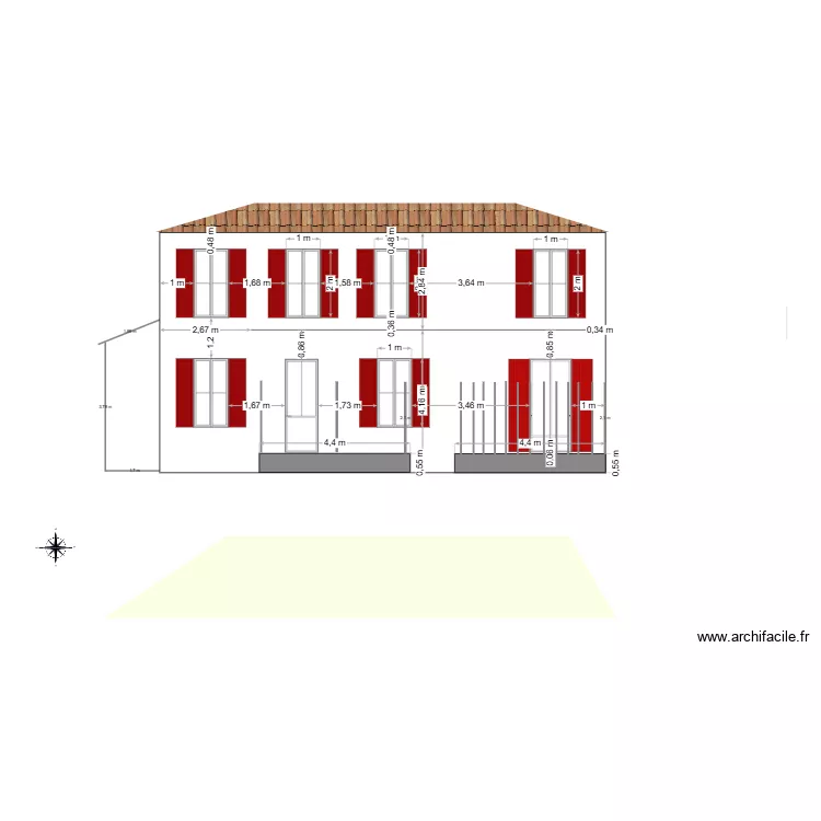 Fermeture Veranda v0. Plan de Fermeture Veranda v0. Plan de