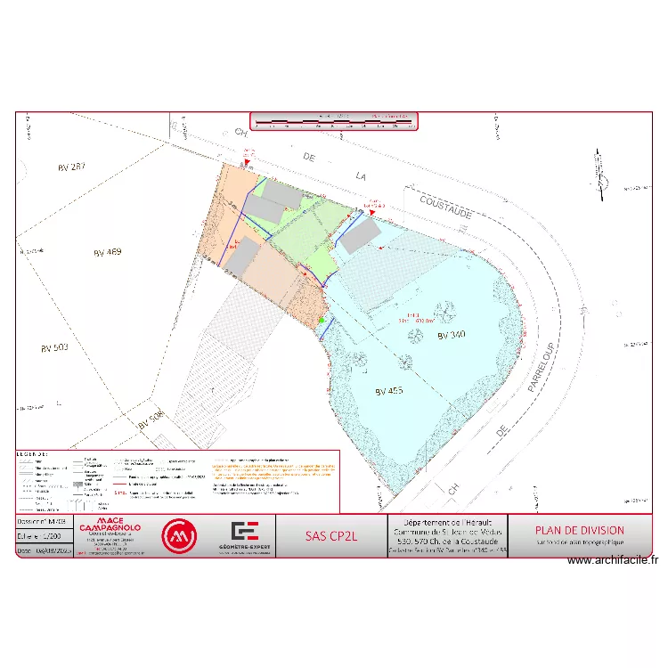 Saint Jean Servitudes. Plan de Saint Jean Servitudes. Plan de