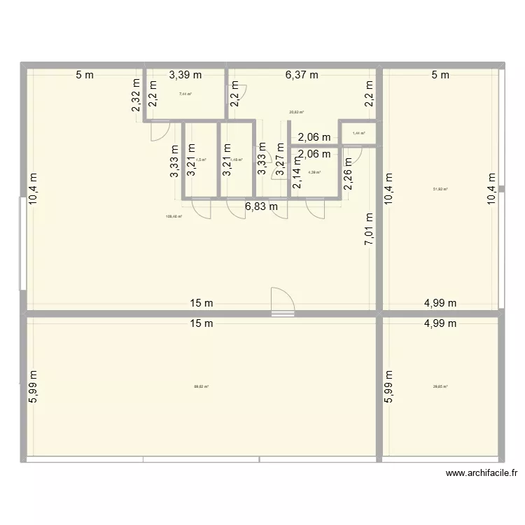 Ferme du somail. Plan de Ferme du somail. Plan de