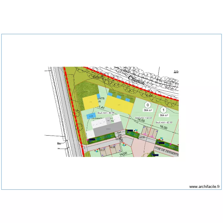 St Julien des Landes- Ilot A. Plan de St Julien des Landes- Ilot A. Plan de