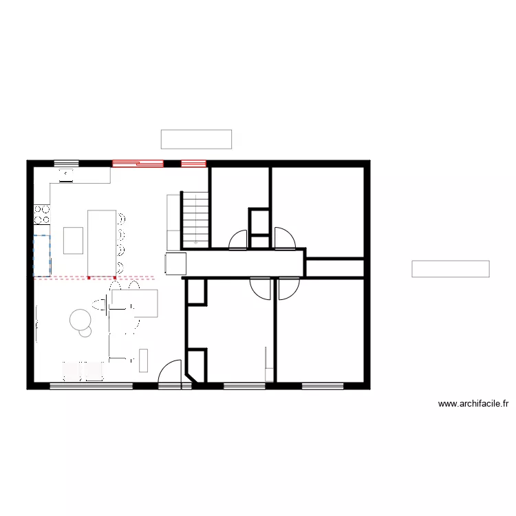 Begon 3chambres. Plan de 8 et 95 m² Begon 3chambres. Plan de 8 et 95 m²
