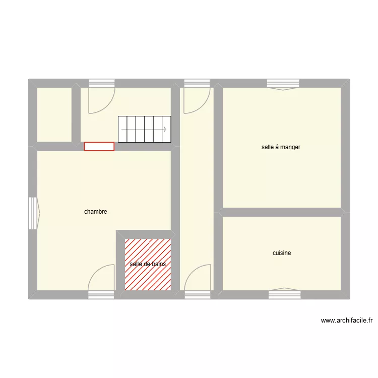 LEVILLAIN rdc adapt. Plan de 7  et 52 m²