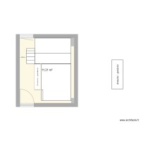 Plan Chambre Amandine avec lit supp x2