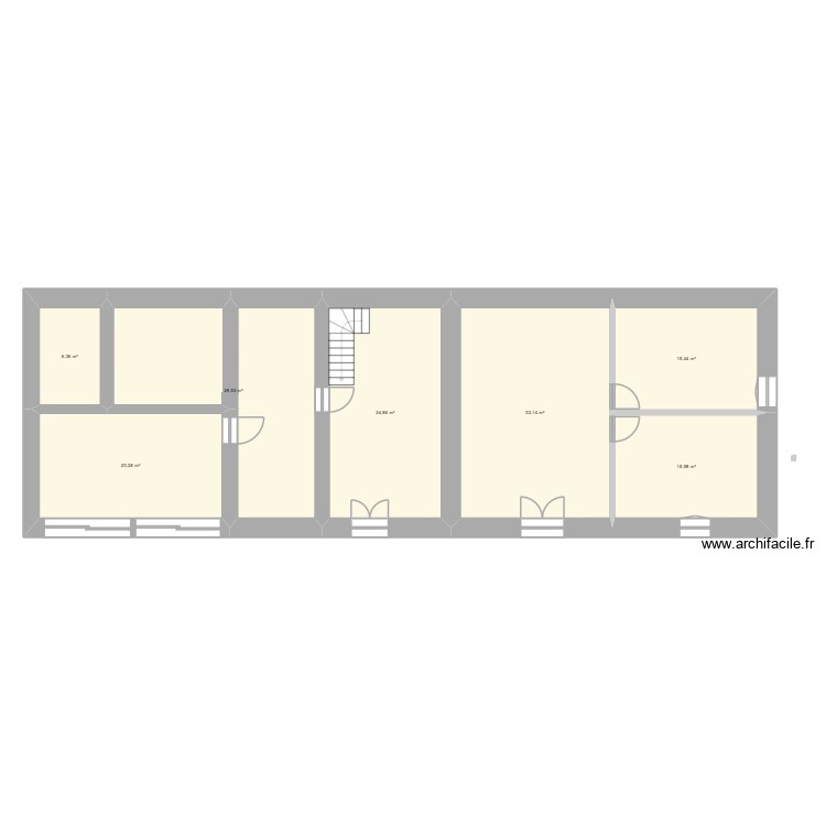 lenteuil actuel. Plan de 0 pièce et 0 m2