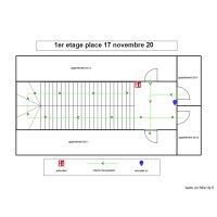 1er etage place 17 novembre 20