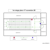 1er etage place 17 novembre 20