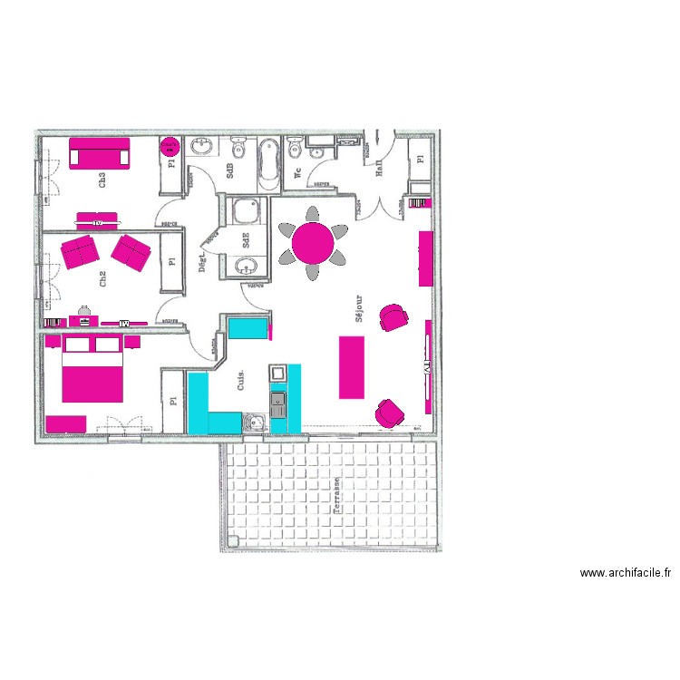 alta vista mobilier. Plan de 0 pièce et 0 m2