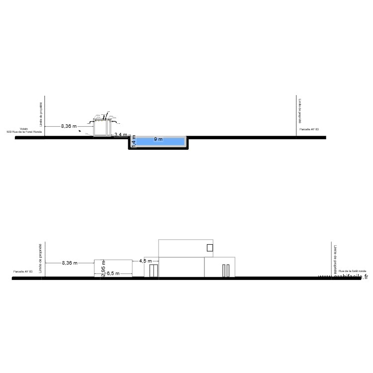 DP3 Keks new. Plan de 3 pièces et 19 m2