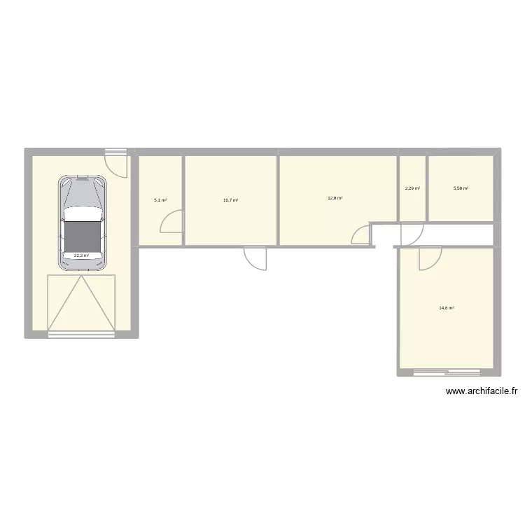 rayane. Plan de 9  et 117 m²