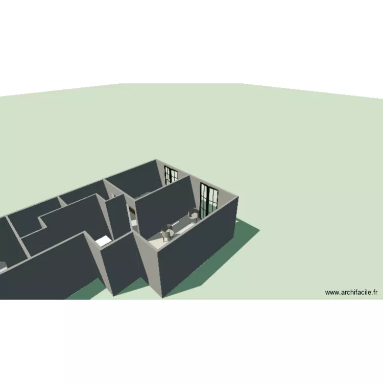 essai graglia. Plan de 5 Pièces et 45 m² essai graglia. Plan de 5 Pièces et 45 m²