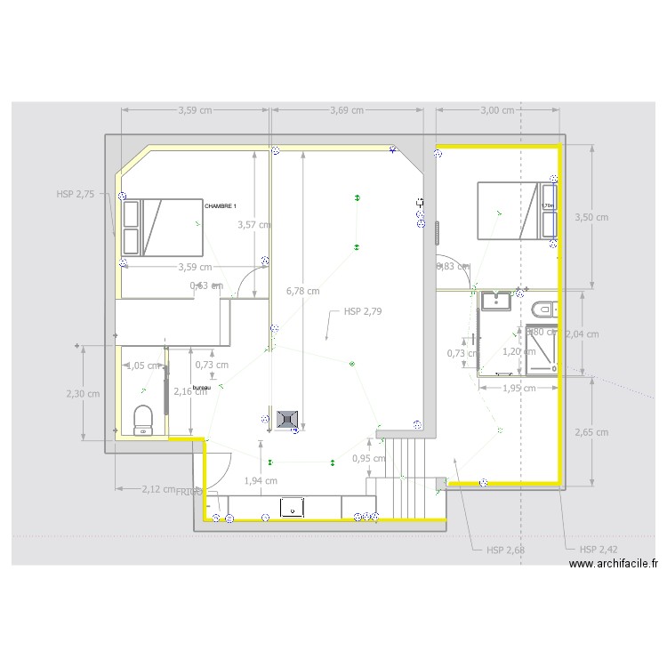 ELEC BERTAUD. Plan de 0 pièce et 0 m2