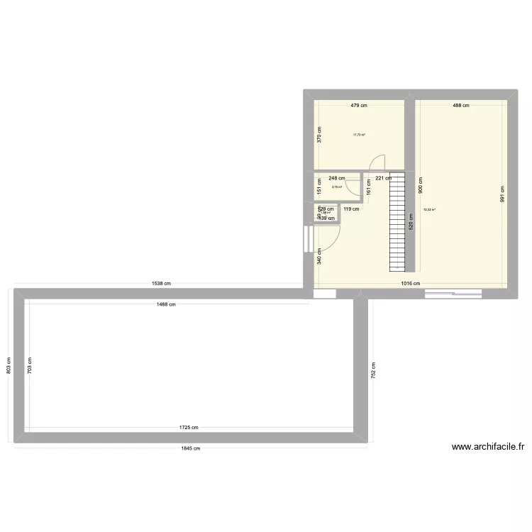 Maison Castelnau. Plan de 