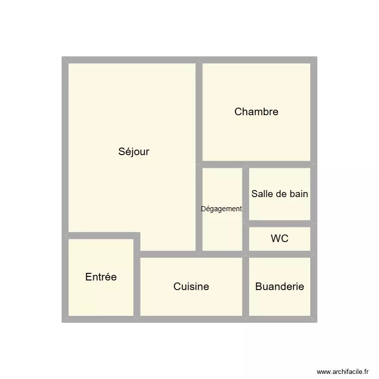 SOR. Plan de 8  et 16 m²