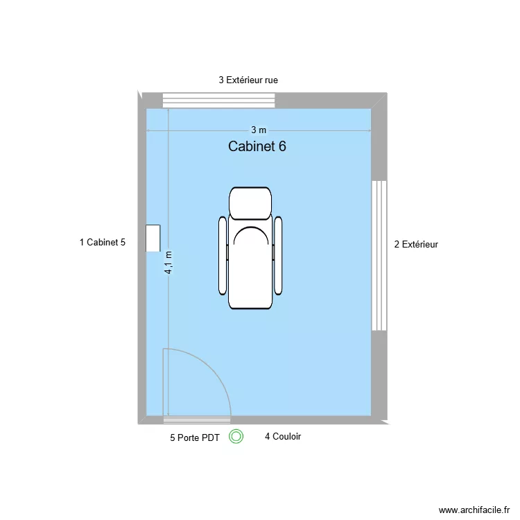 31702 Cabinet 6. Plan de 1 et 12 m² 31702 Cabinet 6. Plan de 1 et 12 m²