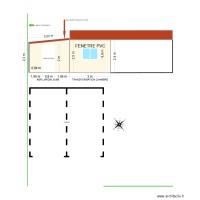 PLAN DE COUPE FACE ABRI ET CHAMBRE