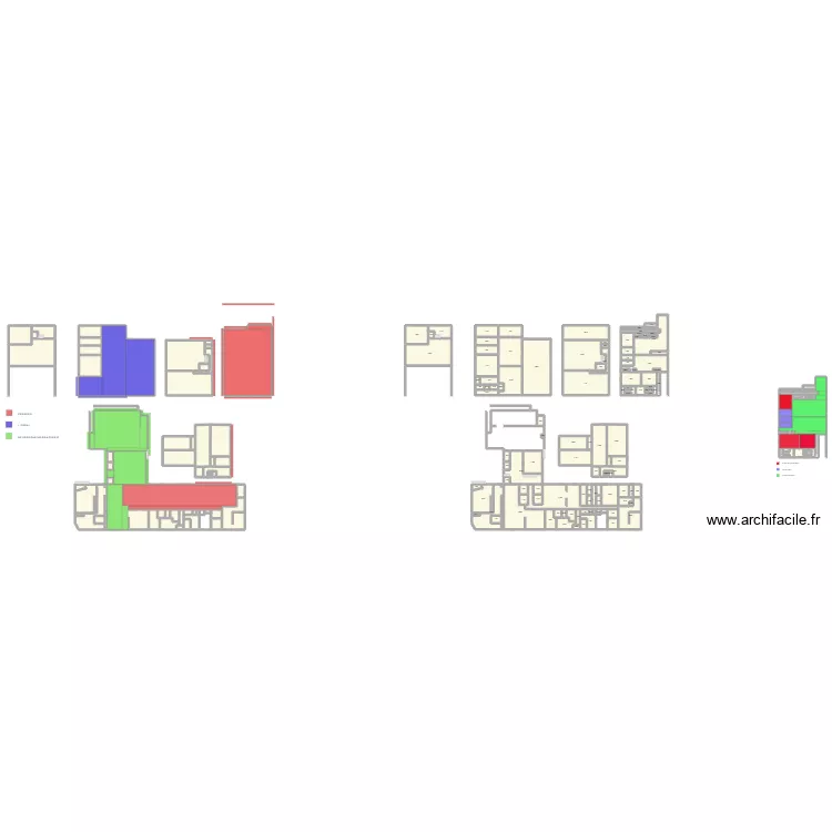 L\'Atelier Beauraing. Plan de 256  et 1413 m²