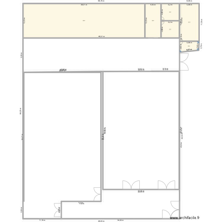 bel. Plan de 6 pièces et 534 m2