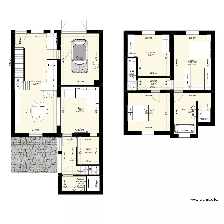 Champvans-MODIFS. Plan de 