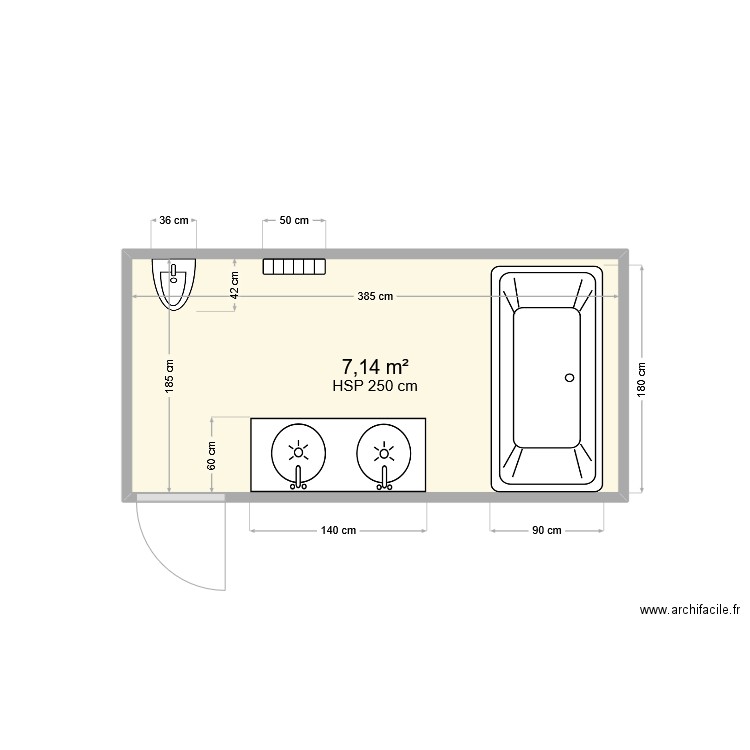 sale de bain. Plan de 0 pièce et 0 m2