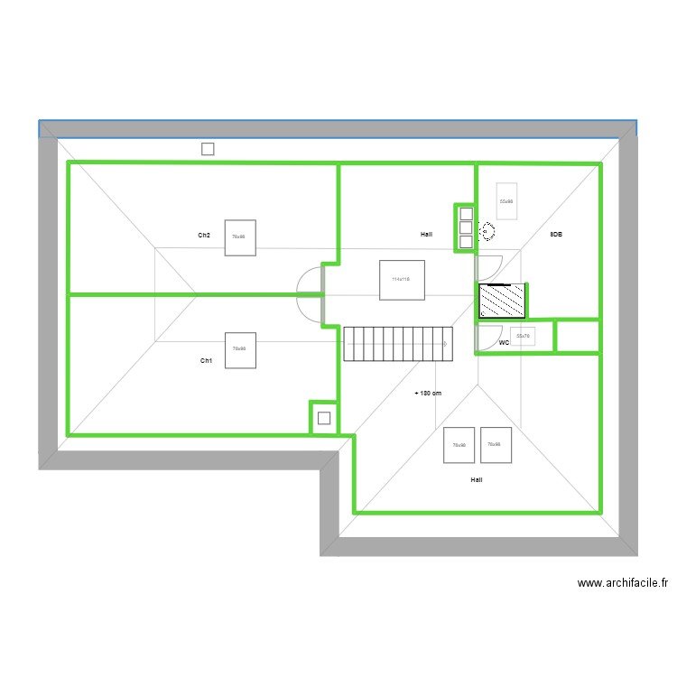 toiture2. Plan de 0 pièce et 0 m2