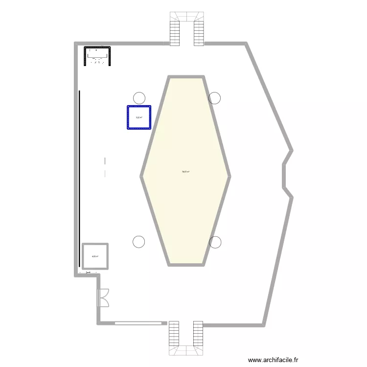 PSG HAND. Plan de 3  et 87 m²