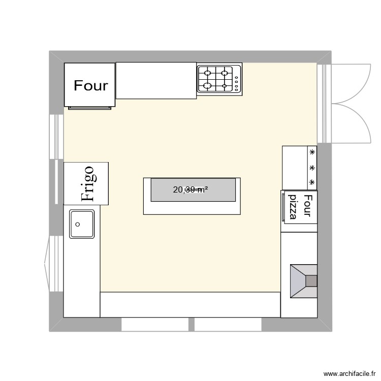 cuisine 02. Plan de 0 pièce et 0 m2