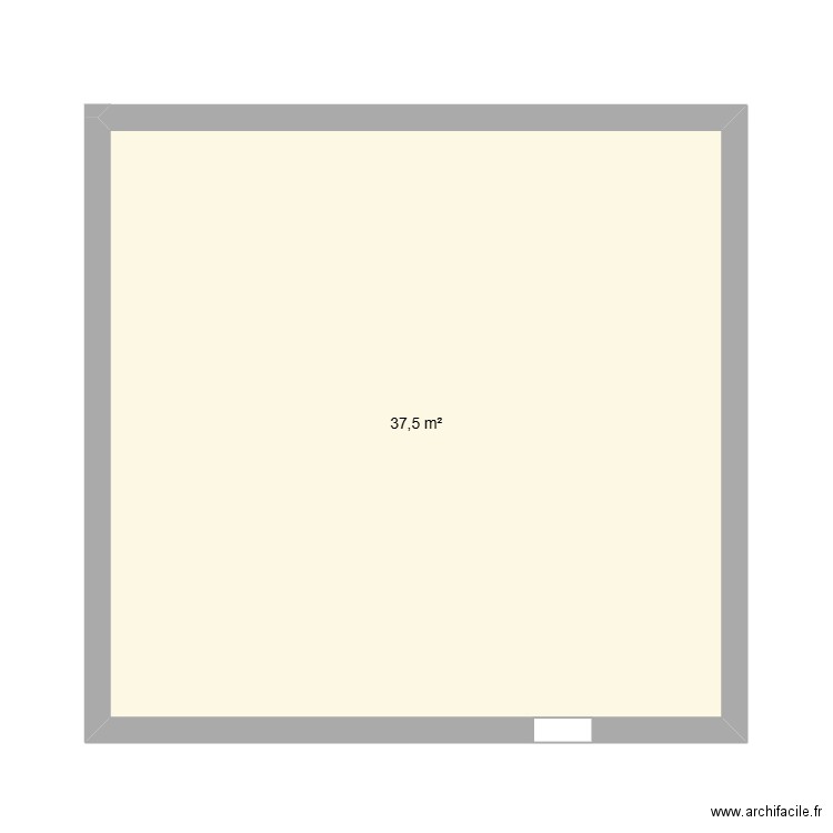 Bungalow Jean-Yves. Plan de 1 pièce et 38 m2