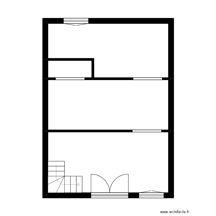 BISCERE. Plan de 9 pièces et 135 m2