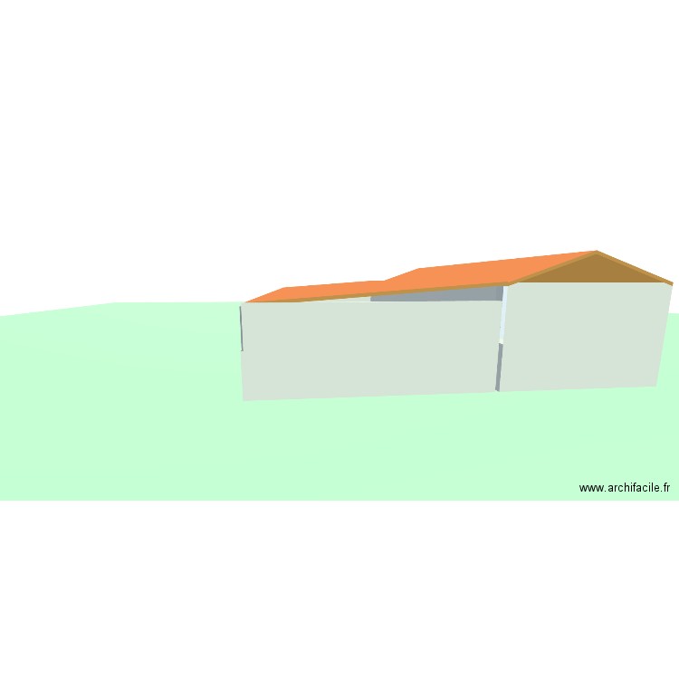batiment. Plan de 2 pièces et 767 m2