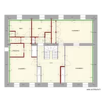 CAROLE & LUDO  PROJET  1&deg; ETAGE cot&eacute;