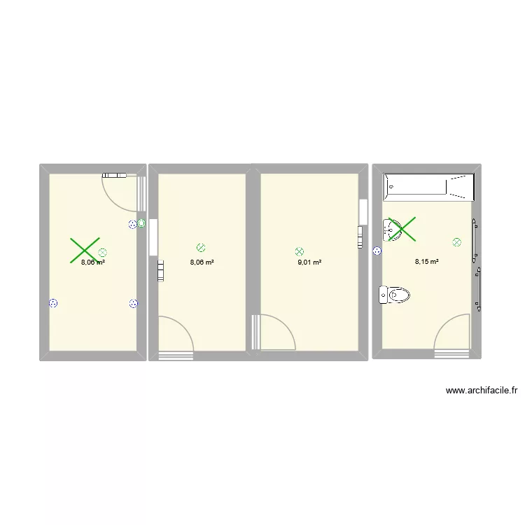bourneau.2. Plan de 4 et 33 m² bourneau.2. Plan de 4 et 33 m²