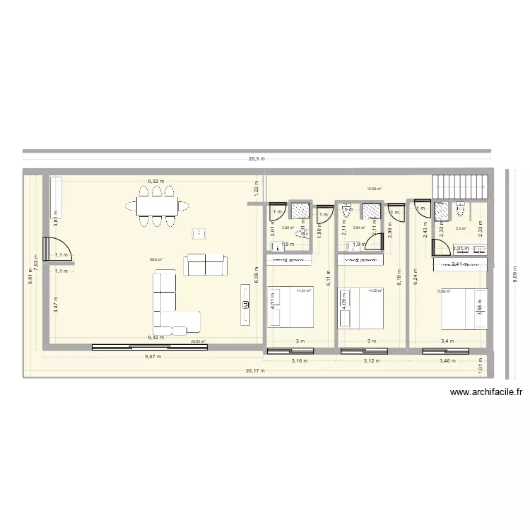 MAISON MAI 2024. Plan de 