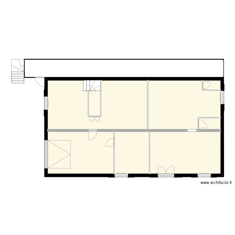 RDC. Plan de 0 pièce et 0 m2