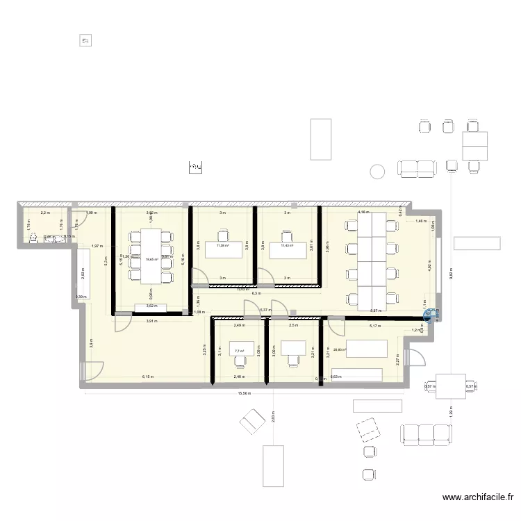 LA DURANNE final 2. Plan de 6 et 142 m² LA DURANNE final 2. Plan de 6 et 142 m²