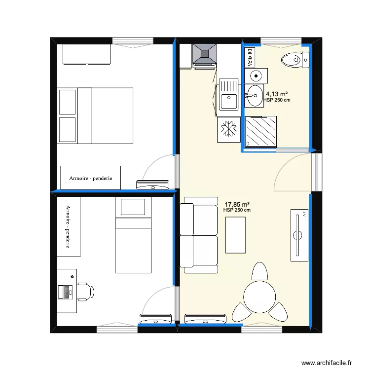 appartement tosca 2. Plan de 