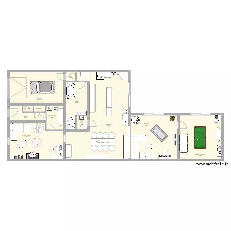 SABLONNIERE RDC. Plan de SABLONNIERE RDC. Plan de