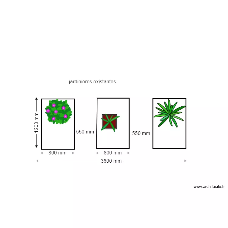 pergo la existant. Plan de 