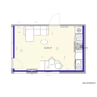 Plan PM Pi&egrave;ce Principale 4 meubl&eacute; conforama