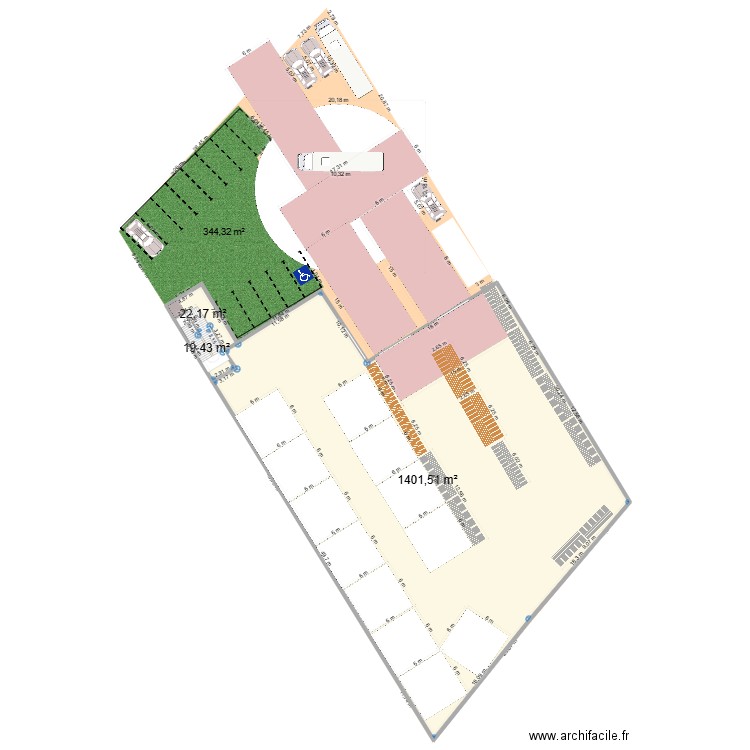 Jouy 2. Plan de 5 pièces et 1812 m2