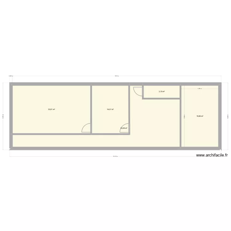 Plan rdc Domingos. Plan de 5 et 101 m² Plan rdc Domingos. Plan de 5 et 101 m²