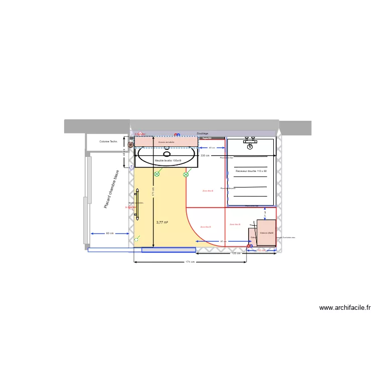SDB Rossan_V 2_110x90 rect. Plan de 