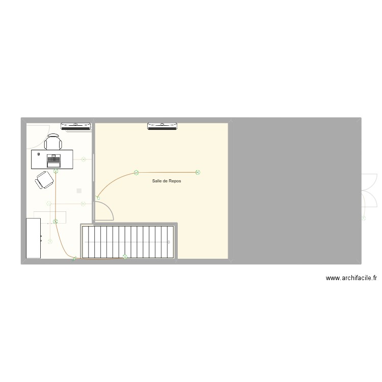 ANGEDI CAY. Plan de 10 pièces et 142 m2