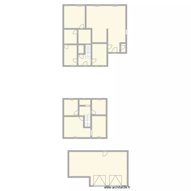 maison. Plan de 