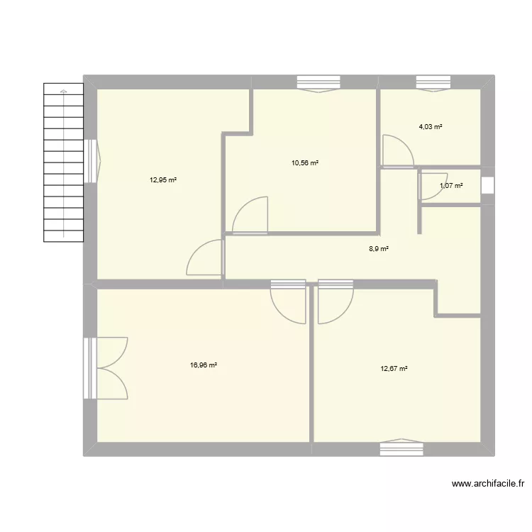 Pont de cervieres maison projet. Plan de 7 Pièces et 67 m² Pont de cervieres maison projet. Plan de 7 Pièces et 67 m²